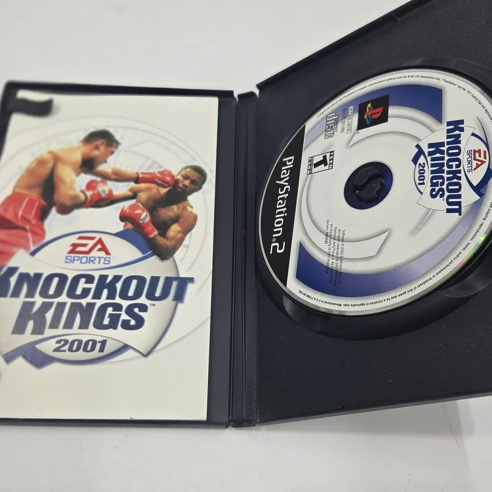 Knockout Kings 2001 PS2 PlayStation 2 Game EA Sports Complete CIB Manual